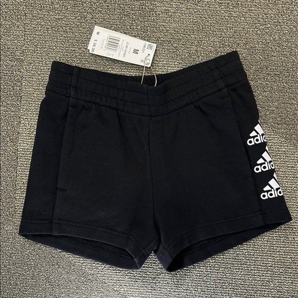 adidas Other - Adidas Girls Youth M (10-12) Black Shorts NWT